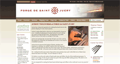 Desktop Screenshot of forge-de-saint-juery.com